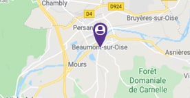 Mjpm Beaumont sur Oise carte