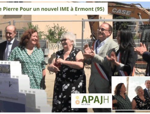 Pose de la première pierre à l’IME Le Clos Fleuri !